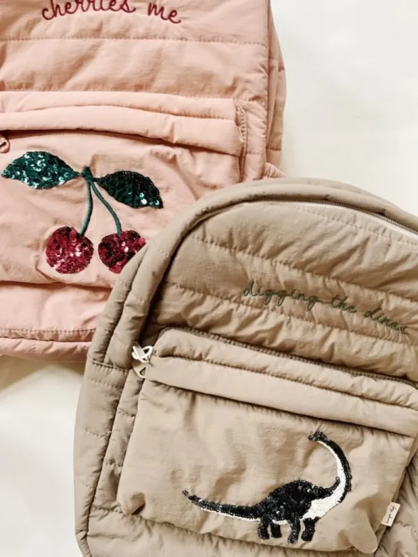 Konges Slojd Juno Quilted Backpack, Cherry*Konges sløjd Fashion