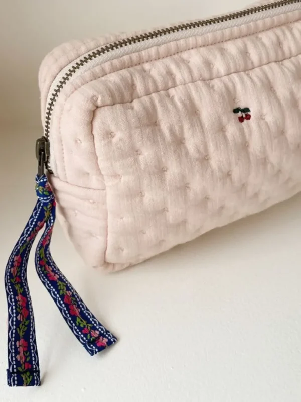 Konges Slojd Lille Quilted Toilettaske, Cameo Rose*Konges sløjd Outlet
