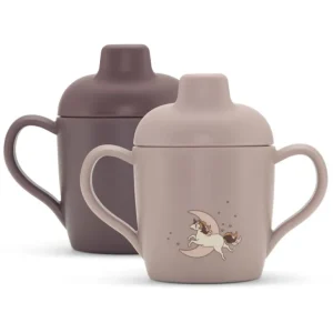 Konges Slojd 2Pk Sippy Cup, Unicorn Ciel*Konges sløjd Fashion