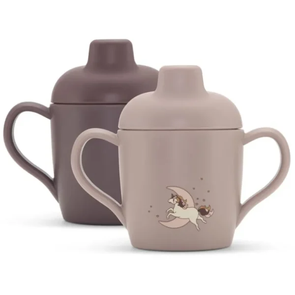 Konges Slojd 2Pk Sippy Cup, Unicorn Ciel*Konges sløjd Fashion