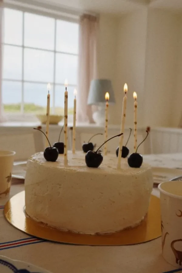 Konges Slojd 12Stk Fodselsdagslys, Lemon*Konges sløjd Hot