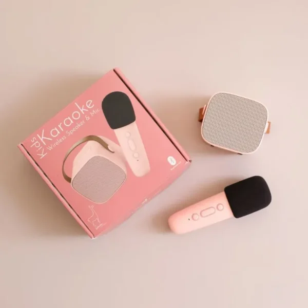 Bluetooth Hojtaler Og Mikrofon, Rose*Lalarma Hot