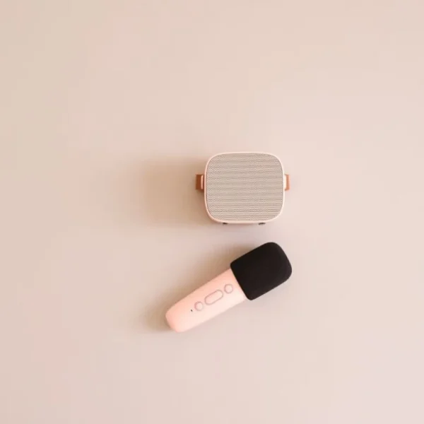 Bluetooth Hojtaler Og Mikrofon, Rose*Lalarma Hot