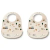 2Pk Tilda Silikone Hagesmaek, Farm/Sandy*Liewood Hot