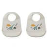 2Pk Tilda Silikone Hagesmaek, Dino Mix*Liewood Hot