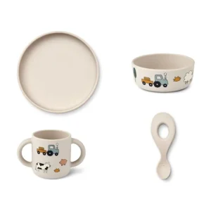 Vivi Silikone Spisesæt, Farm/Sandy*Liewood Outlet