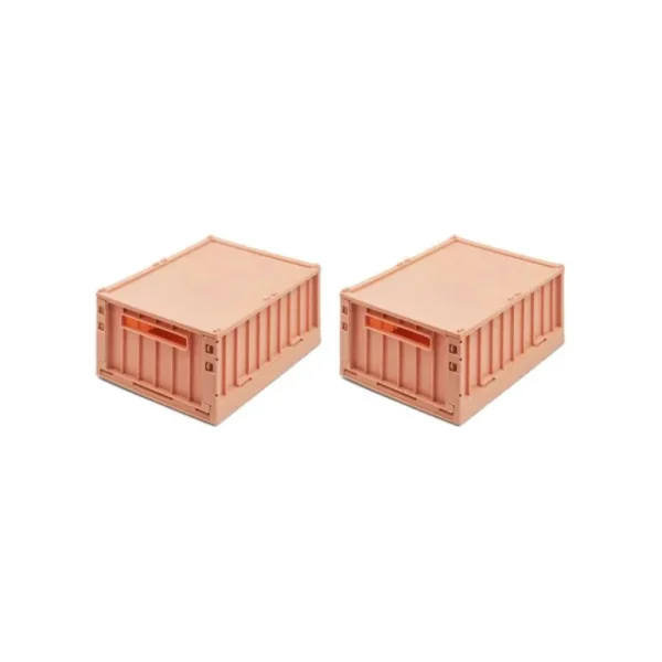Weston 2Pk Opbevaringskasser M.Lag, Small/Tuscany Rose*Liewood Outlet