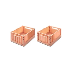Weston 2Pk Opbevaringskasser M.Lag, Small/Tuscany Rose*Liewood Outlet