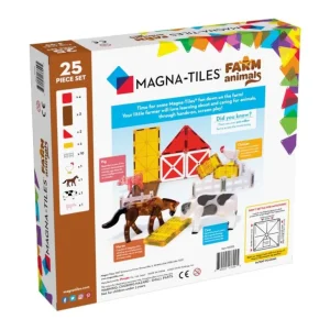 Bondegardsdyr, 25 Dele*Magna-Tiles Discount