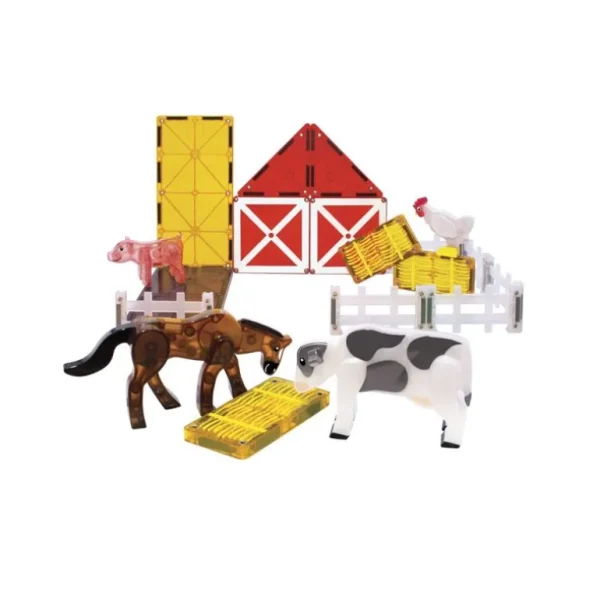 Bondegardsdyr, 25 Dele*Magna-Tiles Discount
