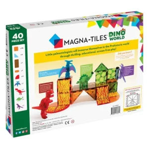 Dino World, 40 Dele*Magna-Tiles Flash Sale