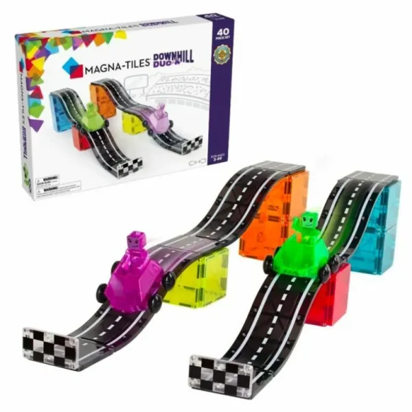 Downhill Duo Saet, 40 Dele*Magna-Tiles Hot