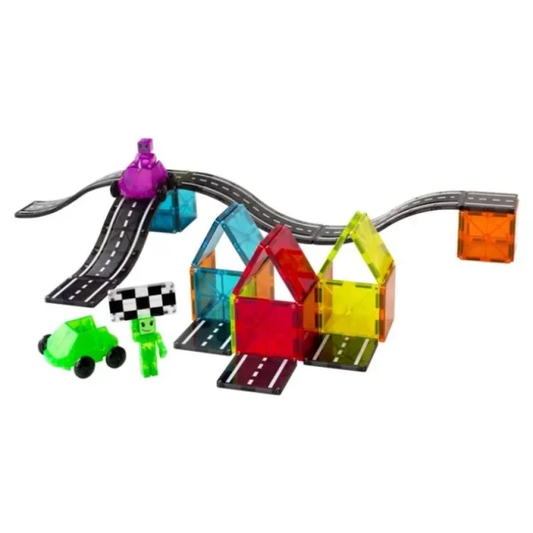 Downhill Duo Saet, 40 Dele*Magna-Tiles Hot