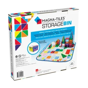 2-I-1 Opbevaringskasse Og Legetaeppe*Magna-Tiles Cheap