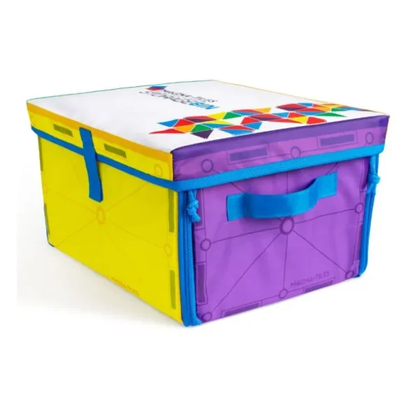 2-I-1 Opbevaringskasse Og Legetaeppe*Magna-Tiles Cheap