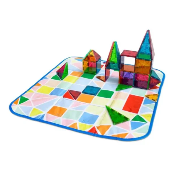 2-I-1 Opbevaringskasse Og Legetaeppe*Magna-Tiles Cheap