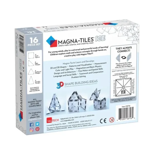 Ice, 16 Dele*Magna-Tiles Hot