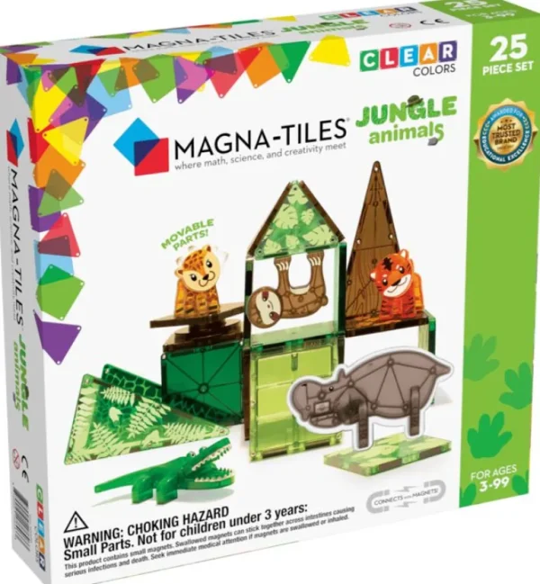 Jungle Dyr, 25 Dele*Magna-Tiles Store