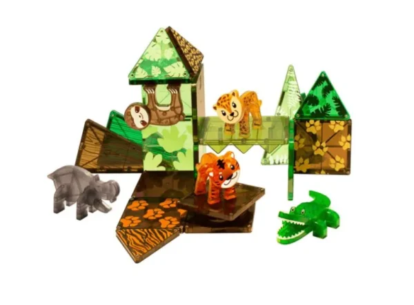 Jungle Dyr, 25 Dele*Magna-Tiles Store