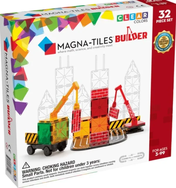 Konstruktion/Builder, 32 Dele*Magna-Tiles Store