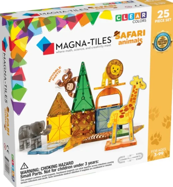 Safari Dyr, 25 Dele*Magna-Tiles Sale