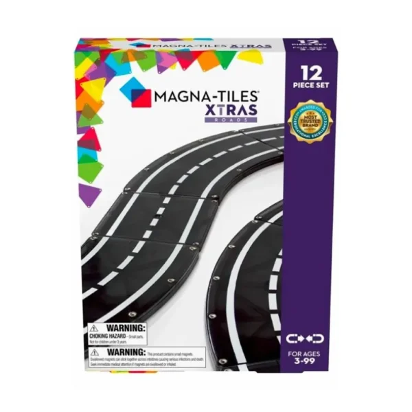 Xtras Saet Med Vejbaner, 12 Dele*Magna-Tiles Shop