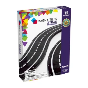 Xtras Saet Med Vejbaner, 12 Dele*Magna-Tiles Shop