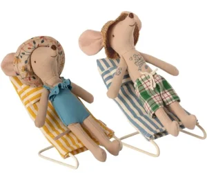Beach Chair Set, Mouse 11-1407-00*Maileg Hot