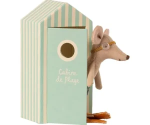 Beach Mice, Big Brother In Cabin De Plage 16-1732-01*Maileg Sale