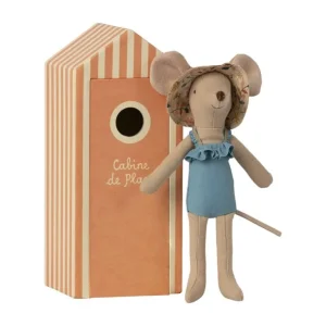 Beach Mice, Mum In Cabin De Plage 16-1741-01*Maileg Store