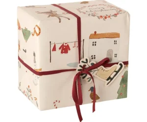 Gavepapir Cosy Christmas Off White 14-0301-00*Maileg Clearance