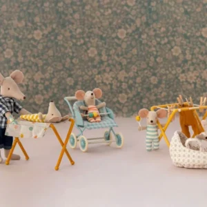 Puslebord, Baby Mus - Okker*Maileg New