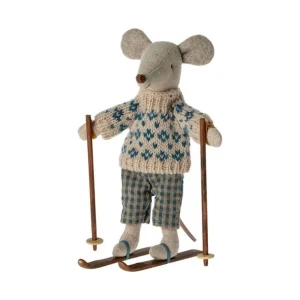 Vintermus Med Ski, Far*Maileg Shop