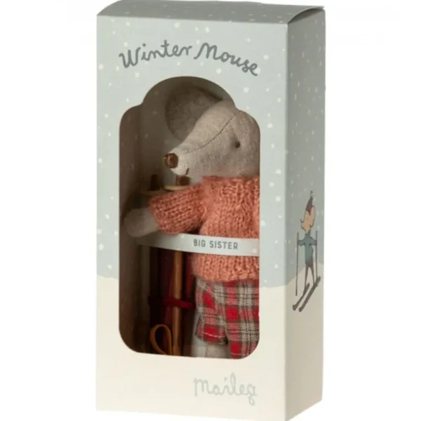 Vintermus Med Ski, Storesoster*Maileg Flash Sale