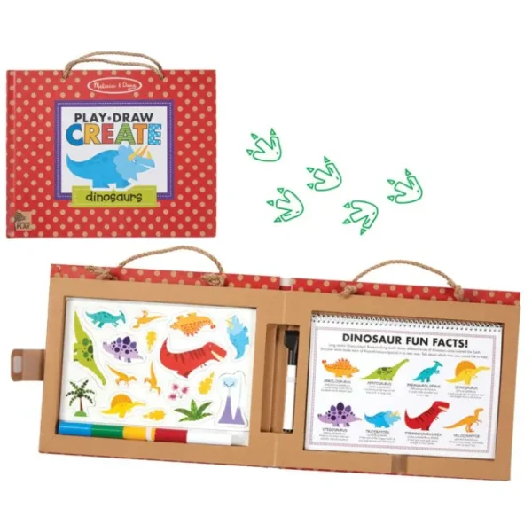 Kreativitetskuffert, Dino*Melissa & Doug Sale