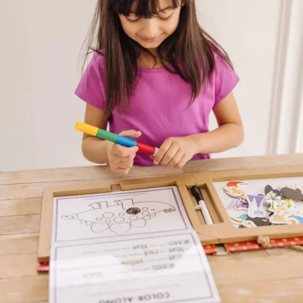 Kreativitetskuffert, Dino*Melissa & Doug Sale