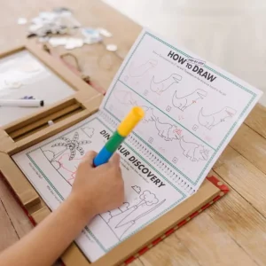 Kreativitetskuffert, Dino*Melissa & Doug Sale