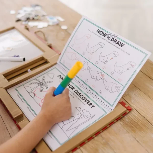 Kreativitetskuffert, Dino*Melissa & Doug Sale