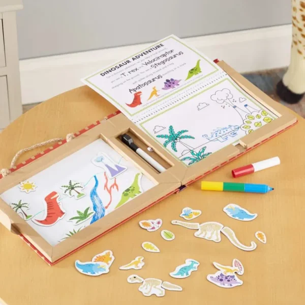 Kreativitetskuffert, Dino*Melissa & Doug Sale
