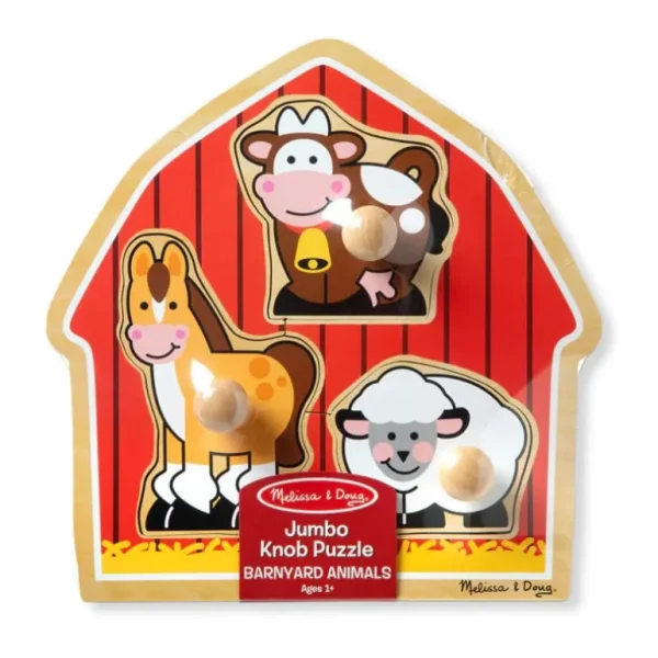 Puslespil Bondegard, 3 Brikker*Melissa & Doug Cheap