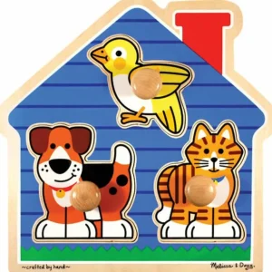 Puslespil Husdyr, 3 Brikker*Melissa & Doug Cheap