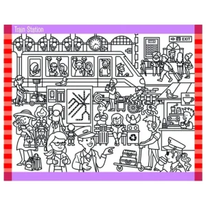 Sog Og Find M.Klistermærker, Around Town*Melissa & Doug Hot
