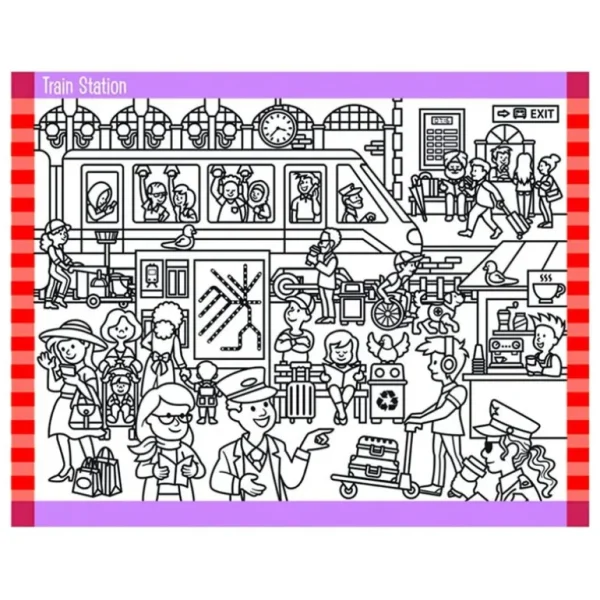 Sog Og Find M.Klistermærker, Around Town*Melissa & Doug Hot
