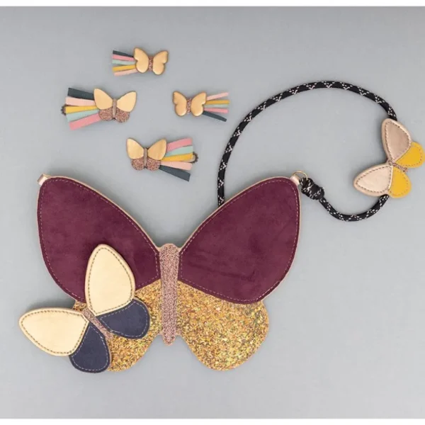 - 2 Harclips - Lucia Butterfly Winter Flora*Mimi & Lula Discount