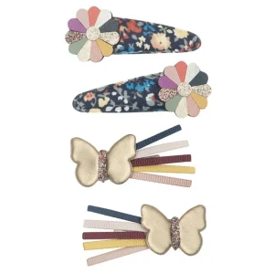 4 Harclips - Butterfly Winter Ivy*Mimi & Lula Cheap