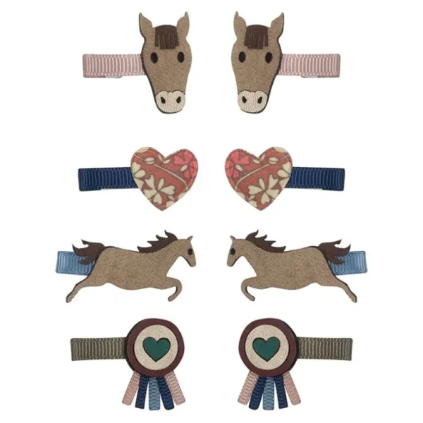 8 Harclips - Mini Pony Club - Horse And Hound*Mimi & Lula Outlet