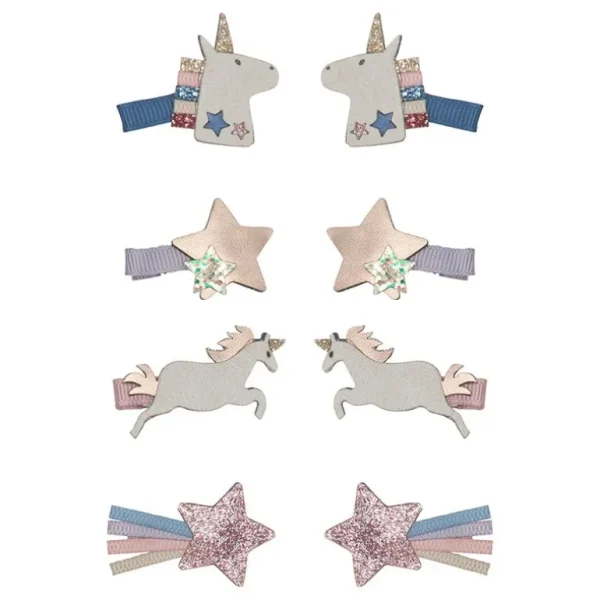 8 Harclips - Mini Unicorn*Mimi & Lula Outlet