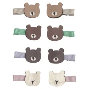 8 Harclips - Mini Billy Bear*Mimi & Lula Hot