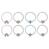 8 Hårelastikker - Mini Rainbow & Star Unicorn*Mimi & Lula Online