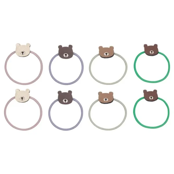 8 Hårelastikker - Billy Bear*Mimi & Lula Shop